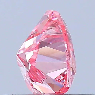 0.46ct Heart Lab Grown Diamond (Fancy Vivid Pink, Clarity VVS2, IGI)