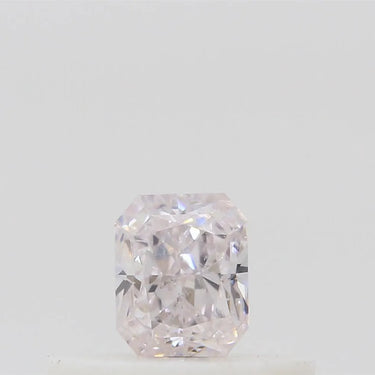 0.25ct Radiant Natural Diamond (Very Light Pink, Clarity VS2, GIA)