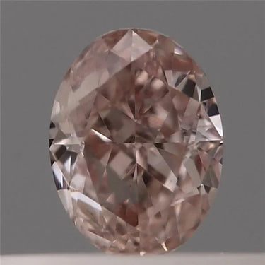 0.21ct Oval Natural Diamond (Fancy Pink, Clarity VS2, GIA)