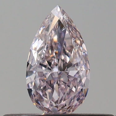 0.27ct Pear Natural Diamond (Light Pink, Clarity VS2, GIA)